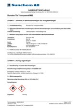 Runotex Tix Transparent M82 SDS - SE