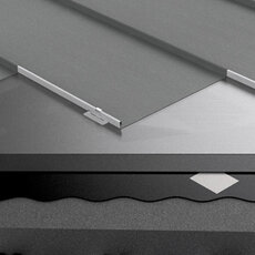 Autocad - Standaarddetails Staande naad VMZINC® - dak op cellenglasisolatie