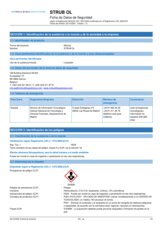 STRUB OL - Ficha de Datos de Seguridad