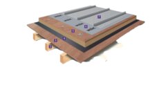 On plywood bonded to phenolic foam - Technical drawings - DWG and PDF