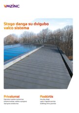 Stogo danga su dvigubo valco sistema
