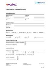 Facadebeklædning - Kvalitetssikring