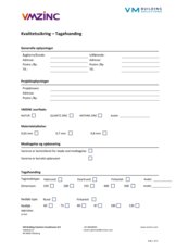 Tagafvanding - Kvalitetssikring
