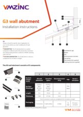 G3 wall abutment installation instructions
