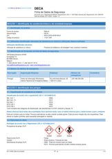 DECA - Ficha de Dados de Segurança