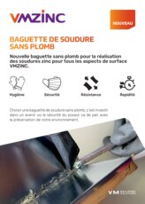 Baguette de soudure sans plomb VMZINC