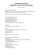 Ruda technine specifikacija - PIGMENTO